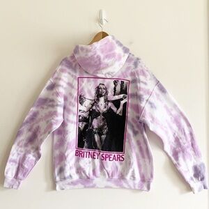 Brittany Spears tie-dye Hoodie Sweatshirt with Relaxed Fit